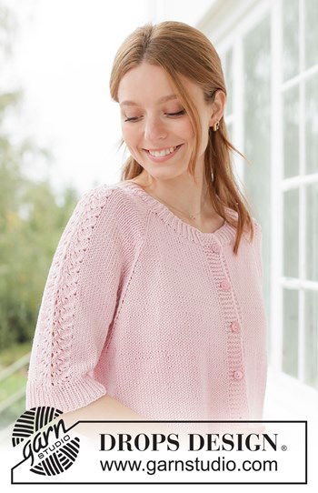 zomers vest met kanten mouwen