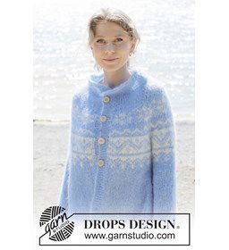 One Fine Day Cardigan gemaakt van Drops Melody