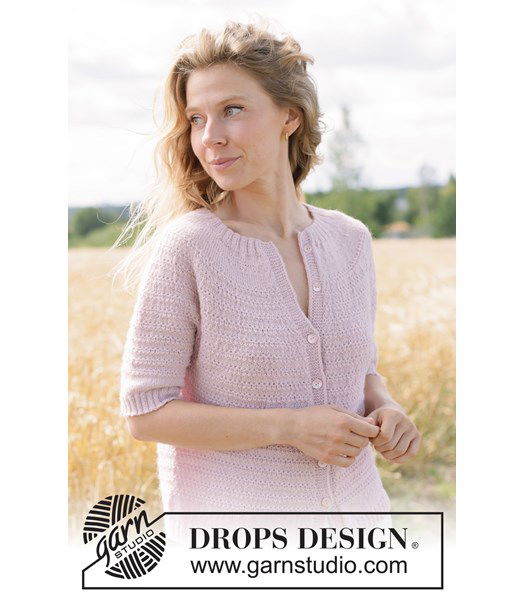 Breipatroon Gebreid vest met ronde pas en punnikrand