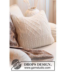 Kussen gemaakt van Drops Puna