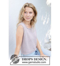 Wisteria Glow Top gemaakt van Drops Belle