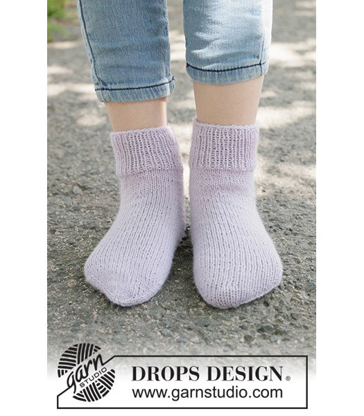 Breipatroon sokken Wisteria Wish Socks