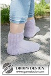 Breipatroon sokken Wisteria Wish Socks van andere kant