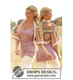 Schouderwarmer gemaakt van Drops Paris