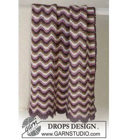 Babydeken Winter Ripples gemaakt van Drops Alpaca