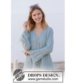 Damesvest gemaakt van knopen