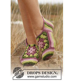 Sloffen gemaakt van Drops Paris