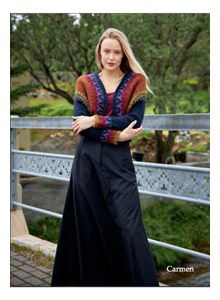 Dames bolero met inbreipatroon