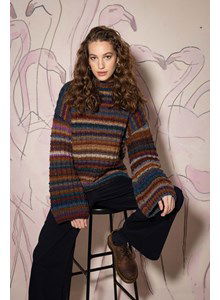 Damestrui met wijd uitlopende mouwen.