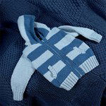 Breipatroon Vest met capuchon