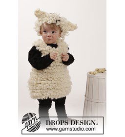 Schapenpakje gemaakt van Drops Nepal