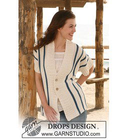 Vest met korte mouwen gemaakt van knopen