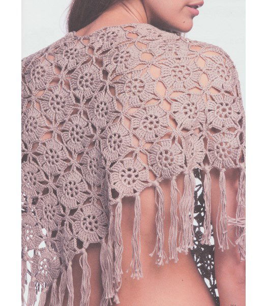 Haakpatroon Dames poncho