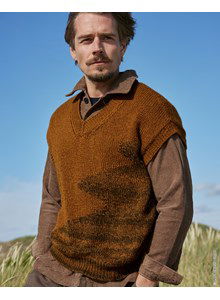 Herenspencer met V-hals