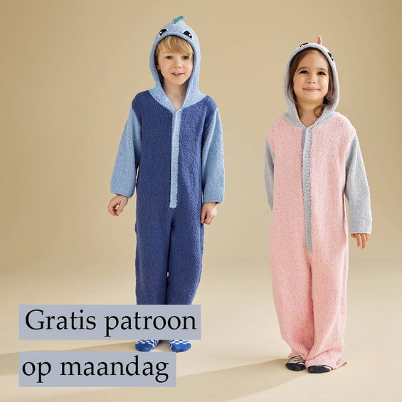 Gratis Breipatroon Onesie met dierenkop