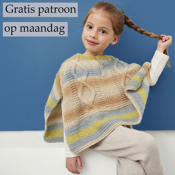 Gratis Breipatroon Poncho