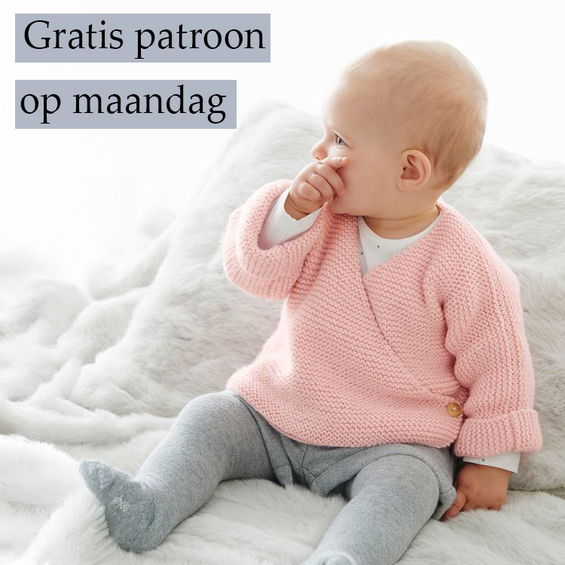 Gratis Breipatroon Baby truitje