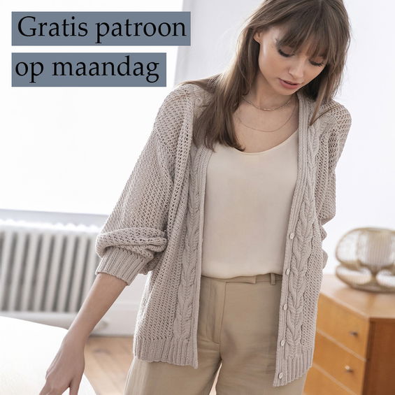 Gratis Breipatroon damesvest