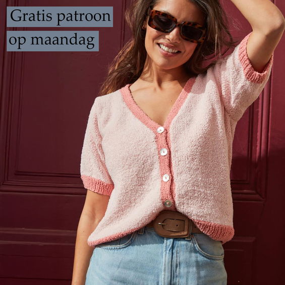 Gratis Breipatroon vest met kort mouwen