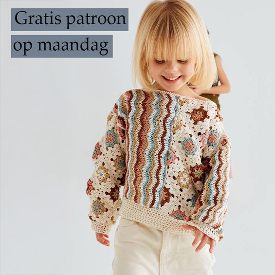 Gratis Haakpatroon truitje met rechte hals