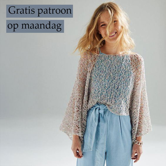 Gratis Breipatroon wijde trui