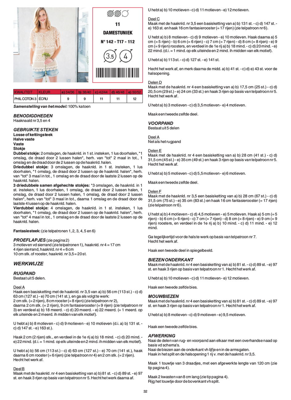 Gratis Haakpatroon Tuniek