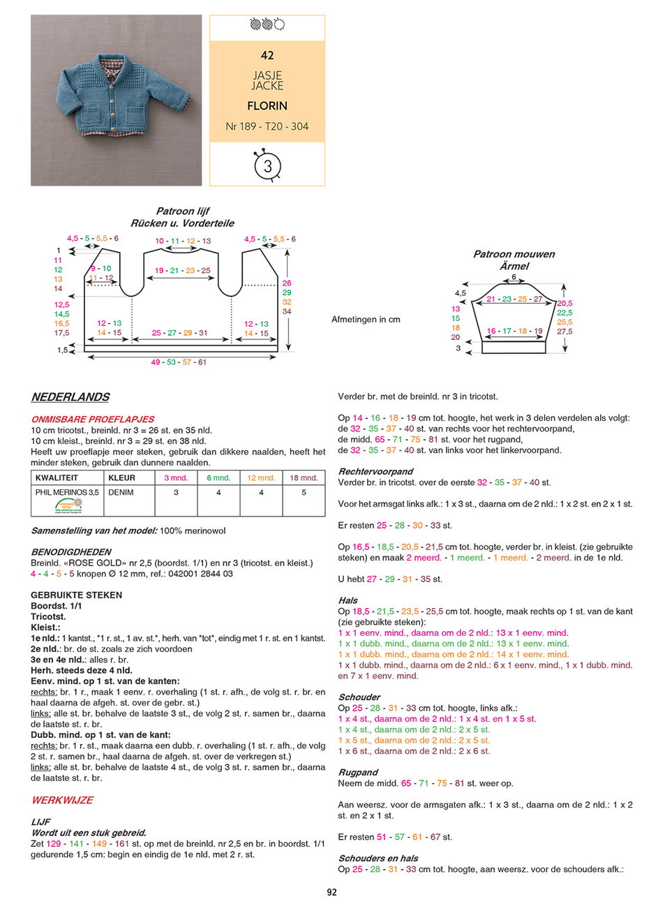 Gratis Breipatroon Babyjasje