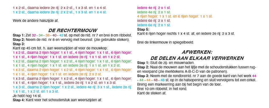 Gratis Breipatroon Adèle trui van Phildar