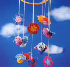 Pakket vlinder mobiel