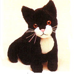 Naaipakket poes zwart-wit op=op 
