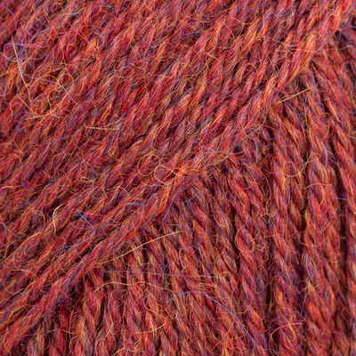 DROPS Alpaca 5565 licht kastanje rood mix