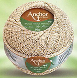 Anchor Mercer crochet 20 gram - dikte 40 926 ecru op=op 