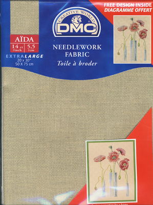 Aida linnen 842 DMC55 a 50 a 68 op=op 