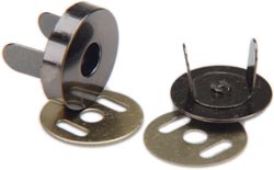 Clover 6245 Magneetsluiting 18 mm nikkel zwart