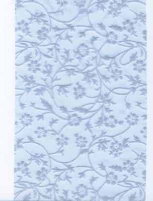 Lint 120 mm licht blauw met bloem 90 cm 