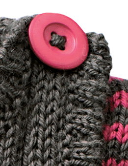 Knoop 65855 roze 22 mm 