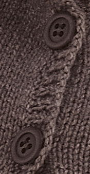 Knoop 65646 bruin 28 mm 4 stuks op=op 