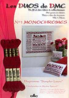 DMC Monogram - sampler Laura