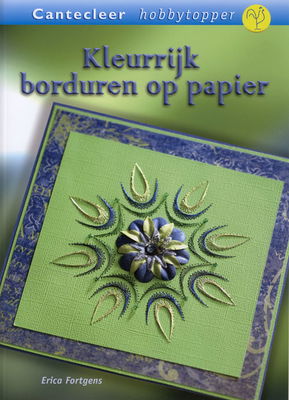 Kleurrijk borduren op papier