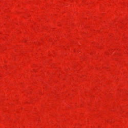 Wolvilt 1,2 mm 507 rood 45 cm breed per 10 cm 
