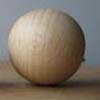 25 stuks - kraal hout blank - 20 mm dubbel