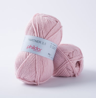 Phildar Phil Partner 3,5 Rose op=op uit collectie 