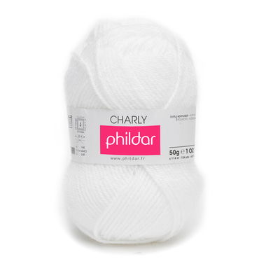 Phildar Phil Charly Blanc