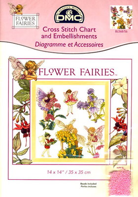 Borduurpatroon flower fairies BL568/56 