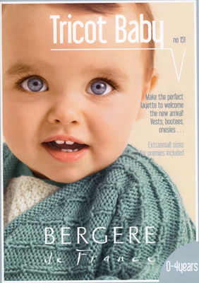 Patronenboek tricot baby magazine 151 op=op 
