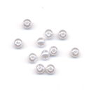 Kraal 4 mm parel - parel wit