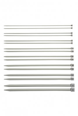 Breinaalden met knop nr 10 - plastic