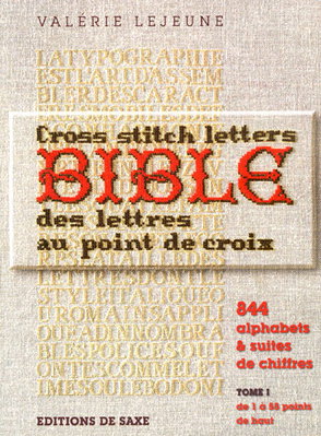 Bible - 844 cross stitch letters