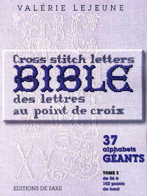 Bible - 37 cross stitch letters