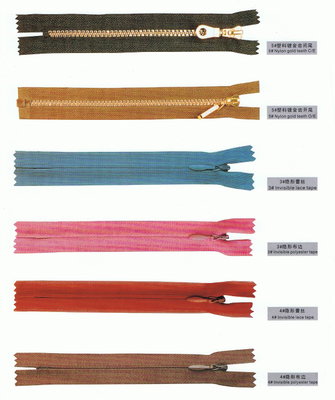 rits deelbaar 62728 rood 40 cm